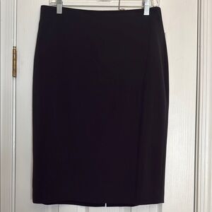 Ann Taylor Black Pencil Skirt Knee-Length
